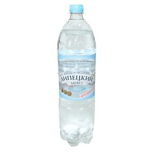 Вода минеральная питьевая негазированная Липецкий Бювет 1,5 л